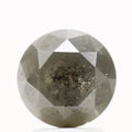 2.45 Carat Salt and Pepper Diamond Gray Round Brilliant Cut Natural Loose Diamond