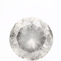 1.39 Carat Salt and Pepper Diamond Round Shape Gray Natural Loose Diamond