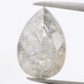 Salt and Pepper Diamond Fancy Gray Color 3.45 CT 11.60 x 8.00 x 4.70 MM Pear Cut Diamond! Natural Loose Diamond ! Christmas Gift for Her