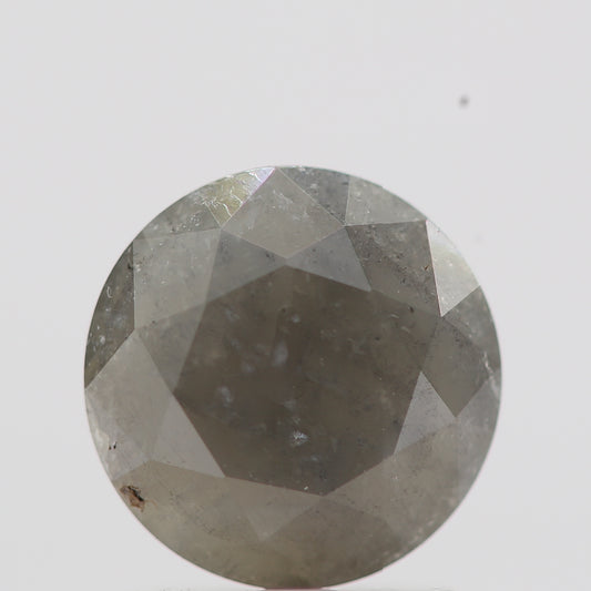 1.05 Carat Fancy Gray Rustic Round Brilliant Cut Natural Loose Diamond