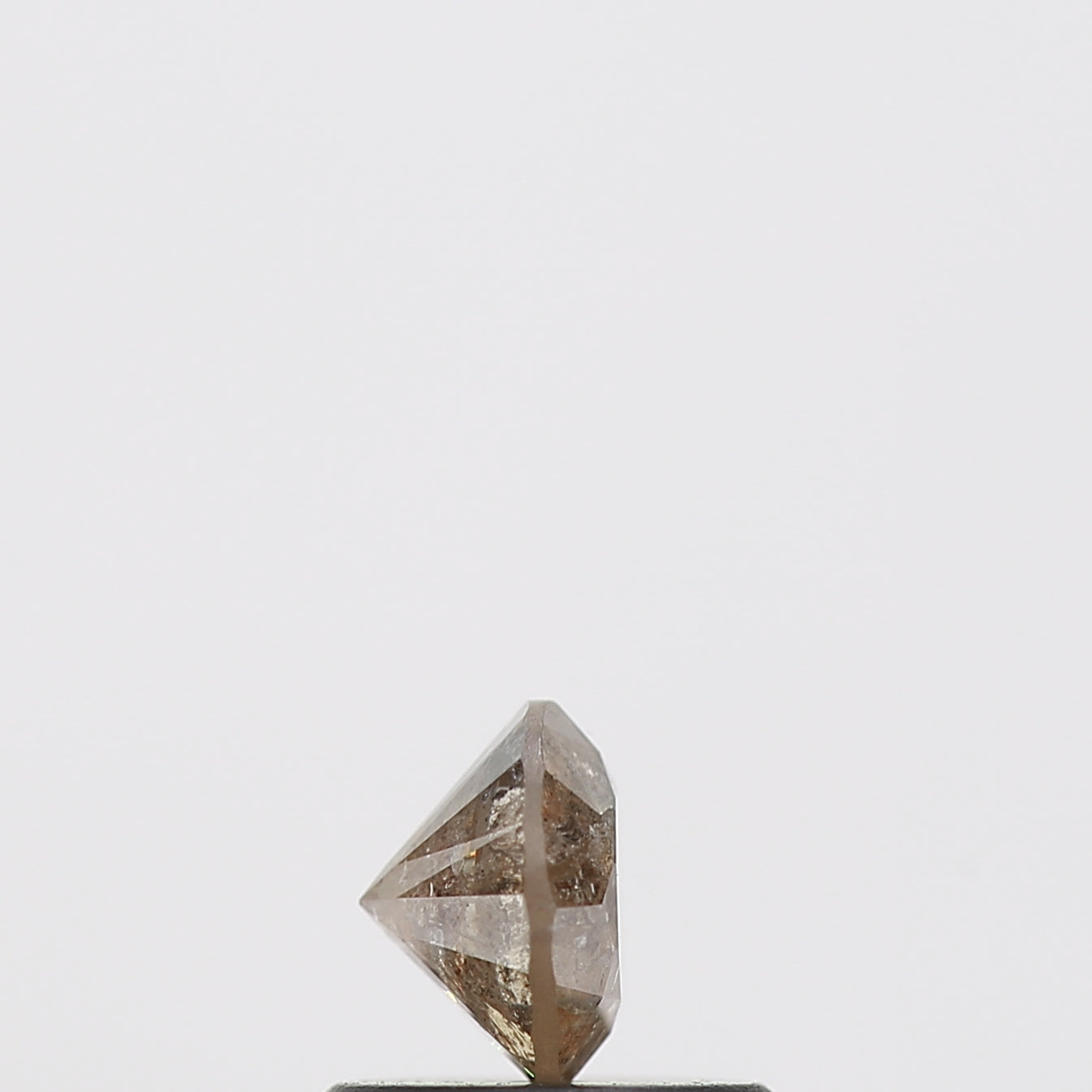 0.48 Carat Fancy Brown Round Shape Brilliant Cut Natural Loose Diamond