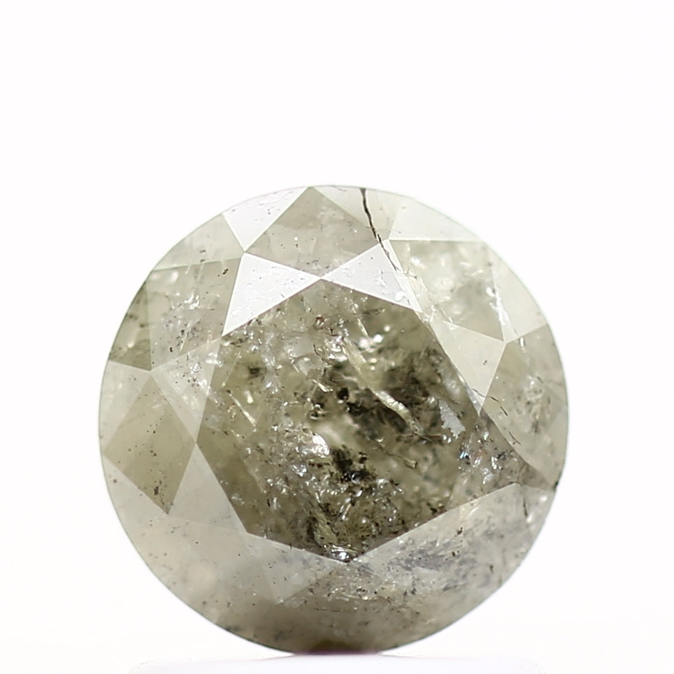1.08 Carat Fancy Gray Round Shape Brilliant Cut Natural Loose Diamond