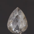 Salt and Pepper Diamond Fancy Gray Color 0.85 CT 7.40 x 5.60 x 2.51 MM Pear Cut Diamond! Natural Loose Diamond ! Christmas Gift for Her