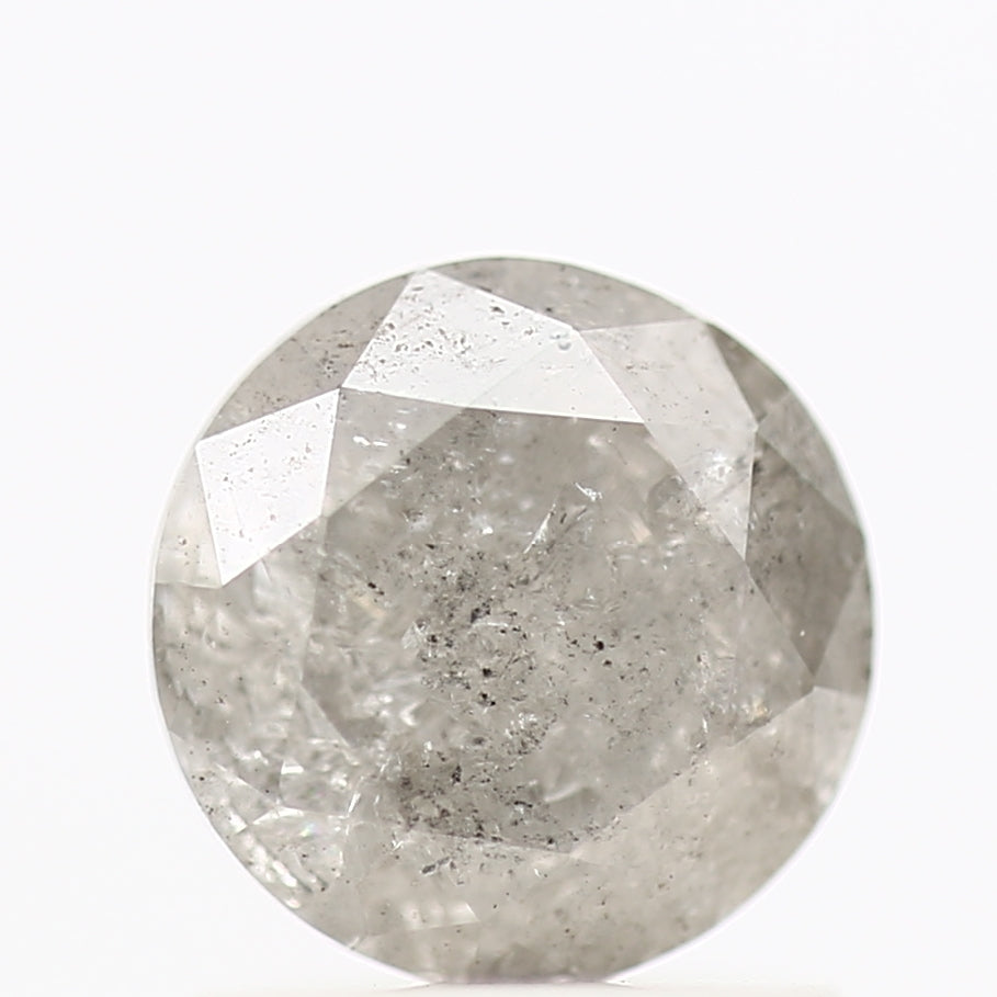 1.04 Carat Salt and Pepper Diamond Round Brilliant Cut Natural Loose Diamond