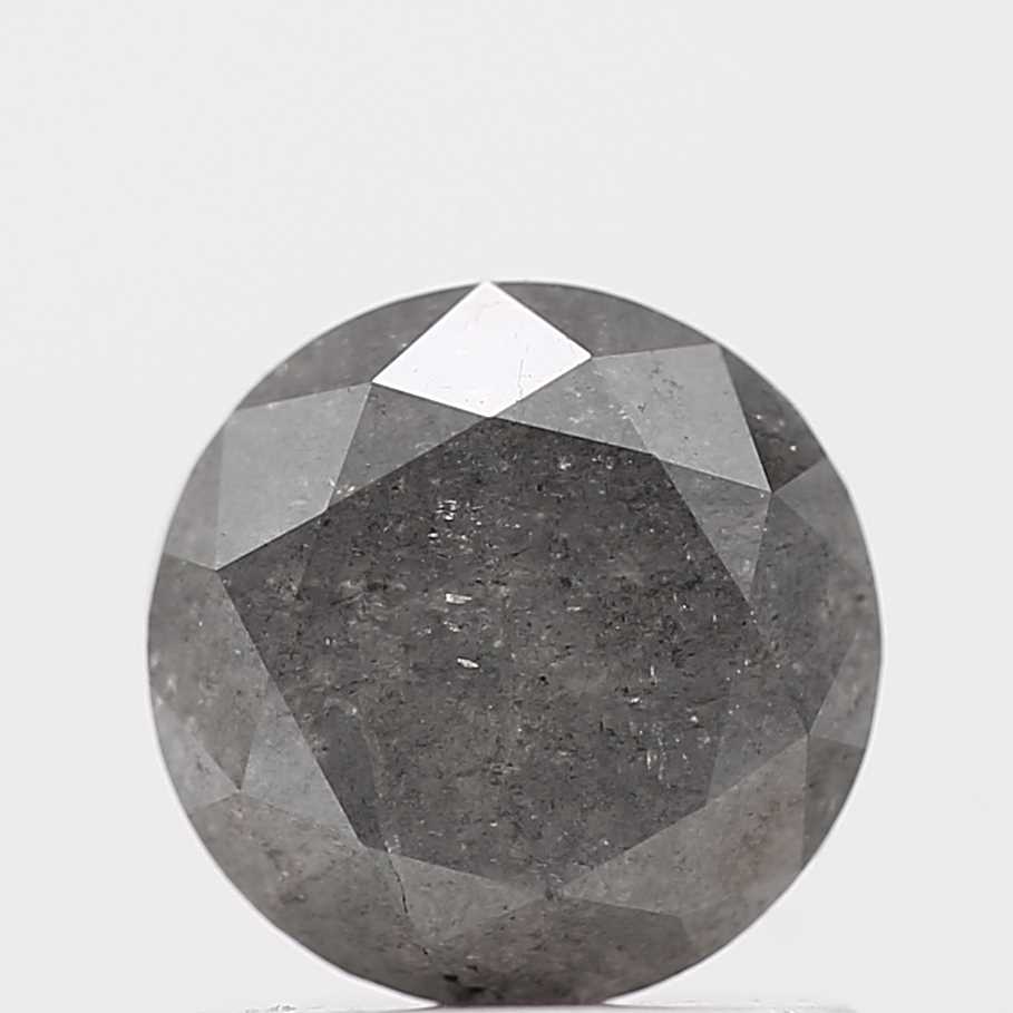 1.22 Carat Fancy Gray Round Shape Brilliant Cut Natural Loose Diamond