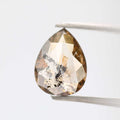 Salt and Pepper Diamond Fancy Brown Color 1.54 CT 9.50 x 7.30 x 2.40 MM Pear Cut Diamond! Natural Loose Diamond ! Christmas Gift for Her