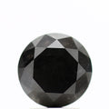2.81 carat, Fancy Black Diamond, Round Shape, GIA