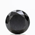 2.78 carat, Fancy Black Diamond, Round Shape, GIA