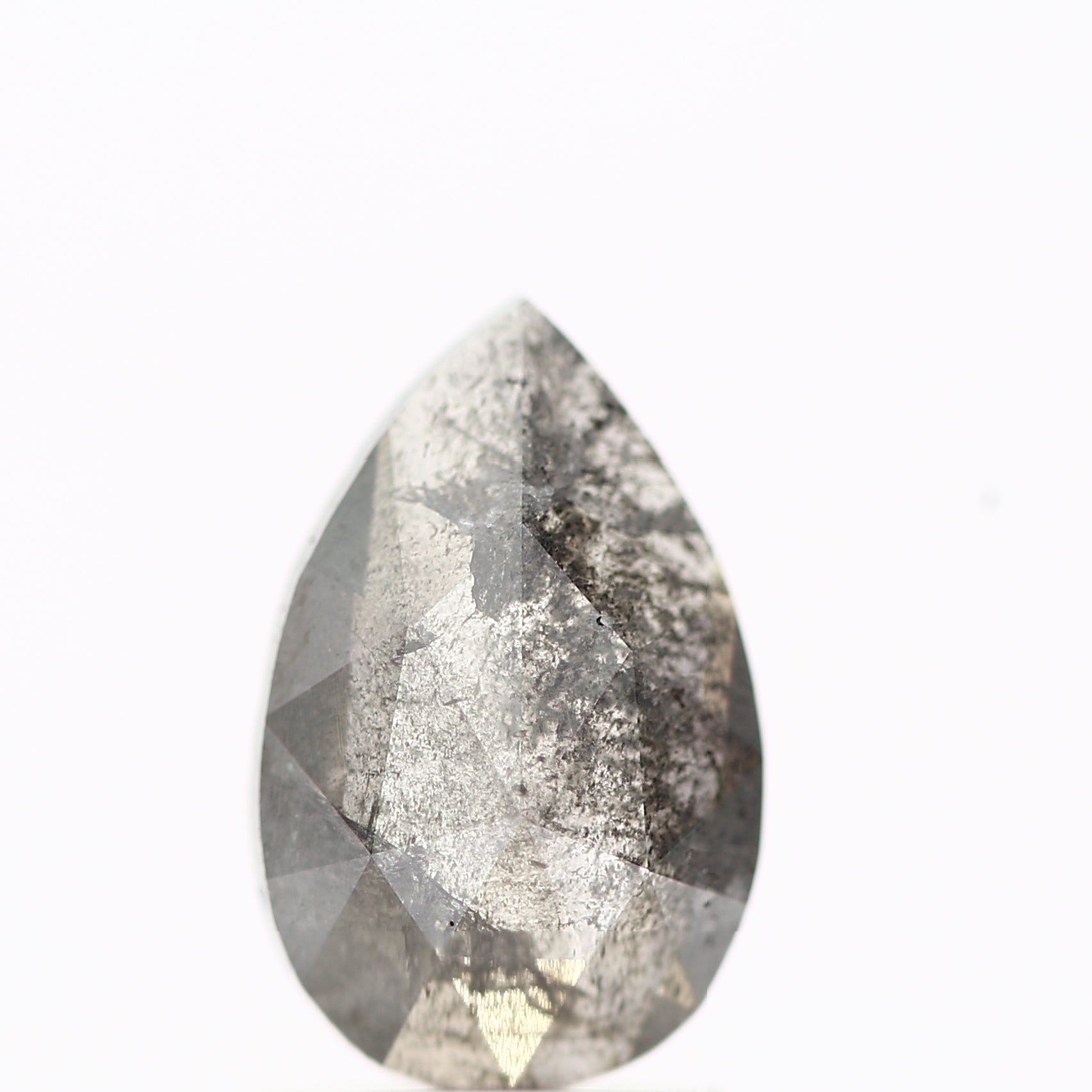 Salt and Pepper Diamond Fancy Gray Color 1.25 CT 9.30 x 6.00 x 2.70 MM Pear Cut Diamond! Natural Loose Diamond ! Christmas Gift for Her