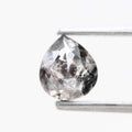 Salt and Pepper Diamond Fancy Gray Color 1.14 CT 6.30 x 5.70 x 3.42 MM Pear Cut Diamond! Natural Loose Diamond ! Christmas Gift for Her