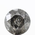 1.61 Carat Salt and Pepper Diamond Round Brilliant Cut Natural Loose Diamond