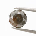 0.95 Carat Gray Rustic Round Shape Brilliant Cut Natural Loose Diamond