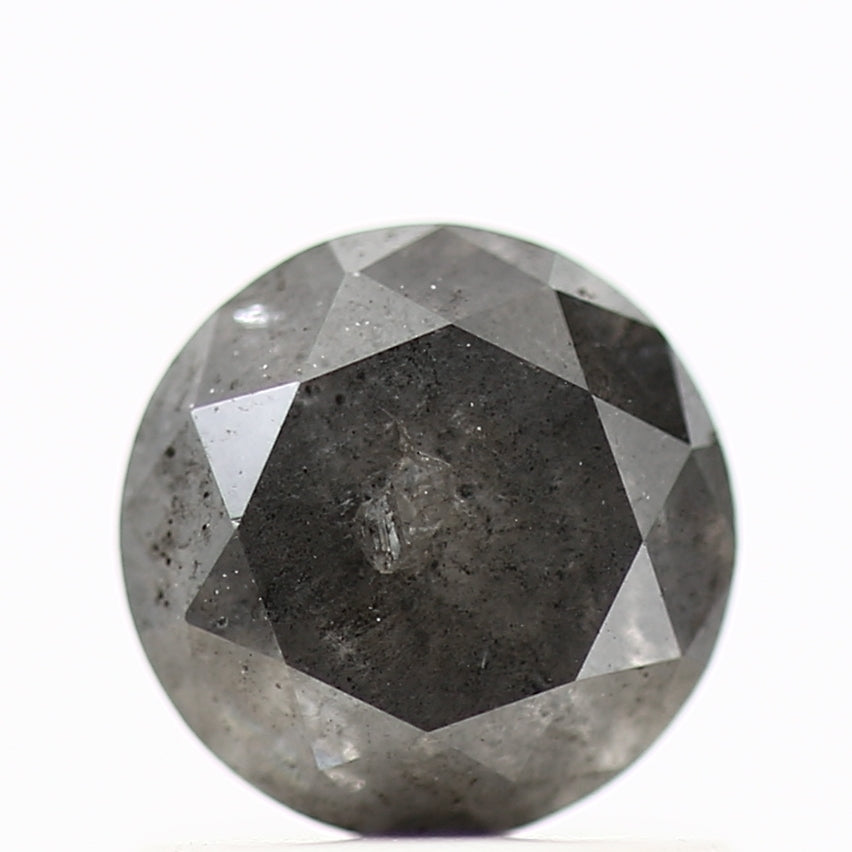 1.05 Carat Fancy Gray Round Shape Brilliant Cut Natural Loose Diamond