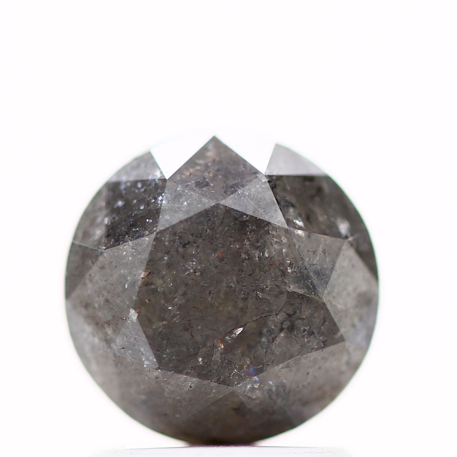 1.71 Carat Fancy Gray Round Shape Brilliant Cut Natural Loose Diamond