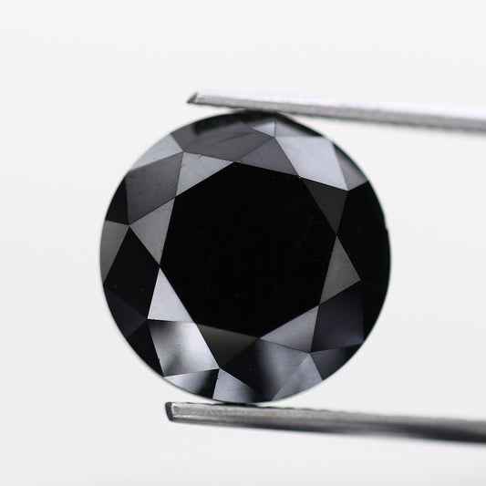 Black Loose Round Diamond AA Quality [12.79 MM] Natural Diamond For Engagement Ring 10.50 Carat