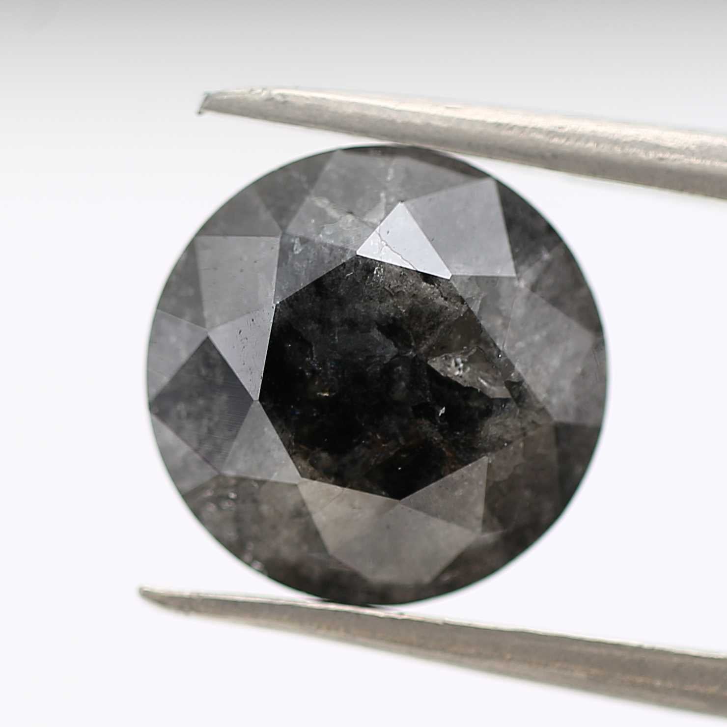 3.82 Carat Fancy Gray Round Shape Brilliant Cut Natural Loose Diamond