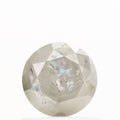 0.61 Carat Salt and Pepper Diamond Round Brilliant Cut Natural Loose Diamond