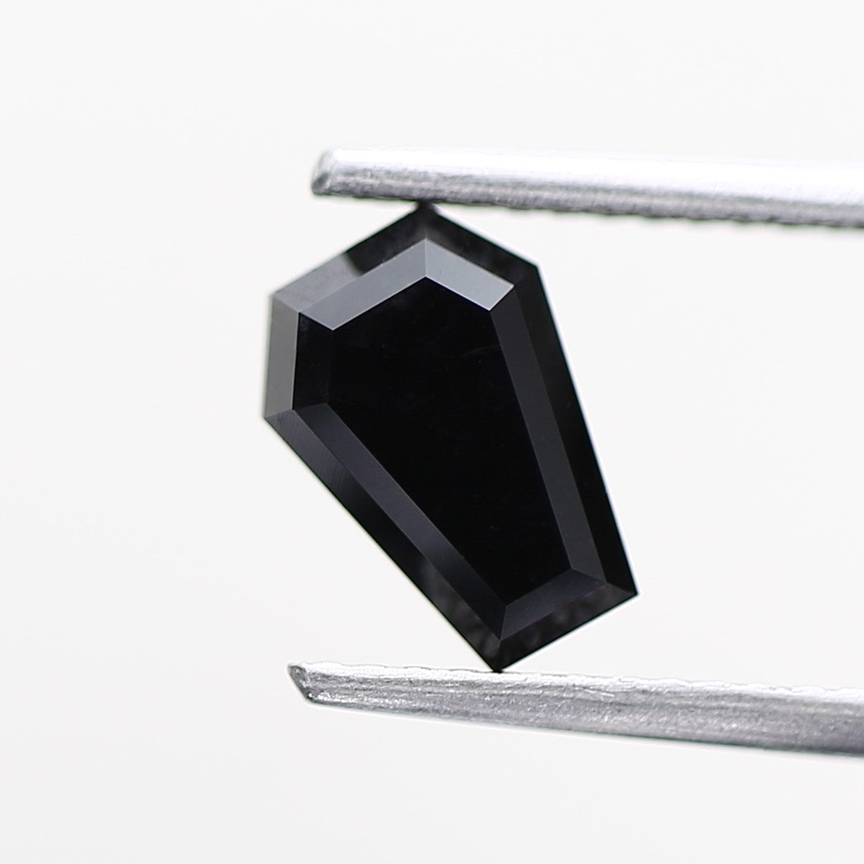 AAA Coffin Shape Fancy Black Natural Loose Diamond 