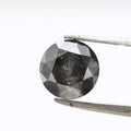 1.50 Carat Fancy Gray Round Shape Brilliant Cut Natural Loose Diamond