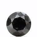2.41 carat, Fancy Black Diamond, Round Shape, GIA