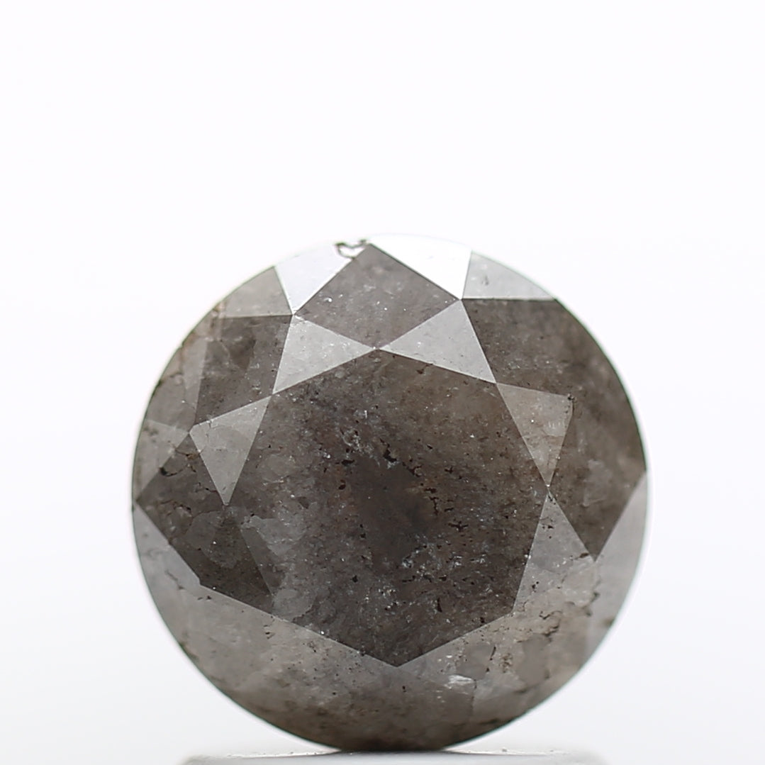1.67 Carat Gray Round Shape Brilliant Cut Natural Loose Diamond