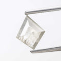 salt and pepper diamond ! 0.72 Ct 7.86 x 6.64 x 2.31 MM natural gray shield loose diamond for engagement ring for her