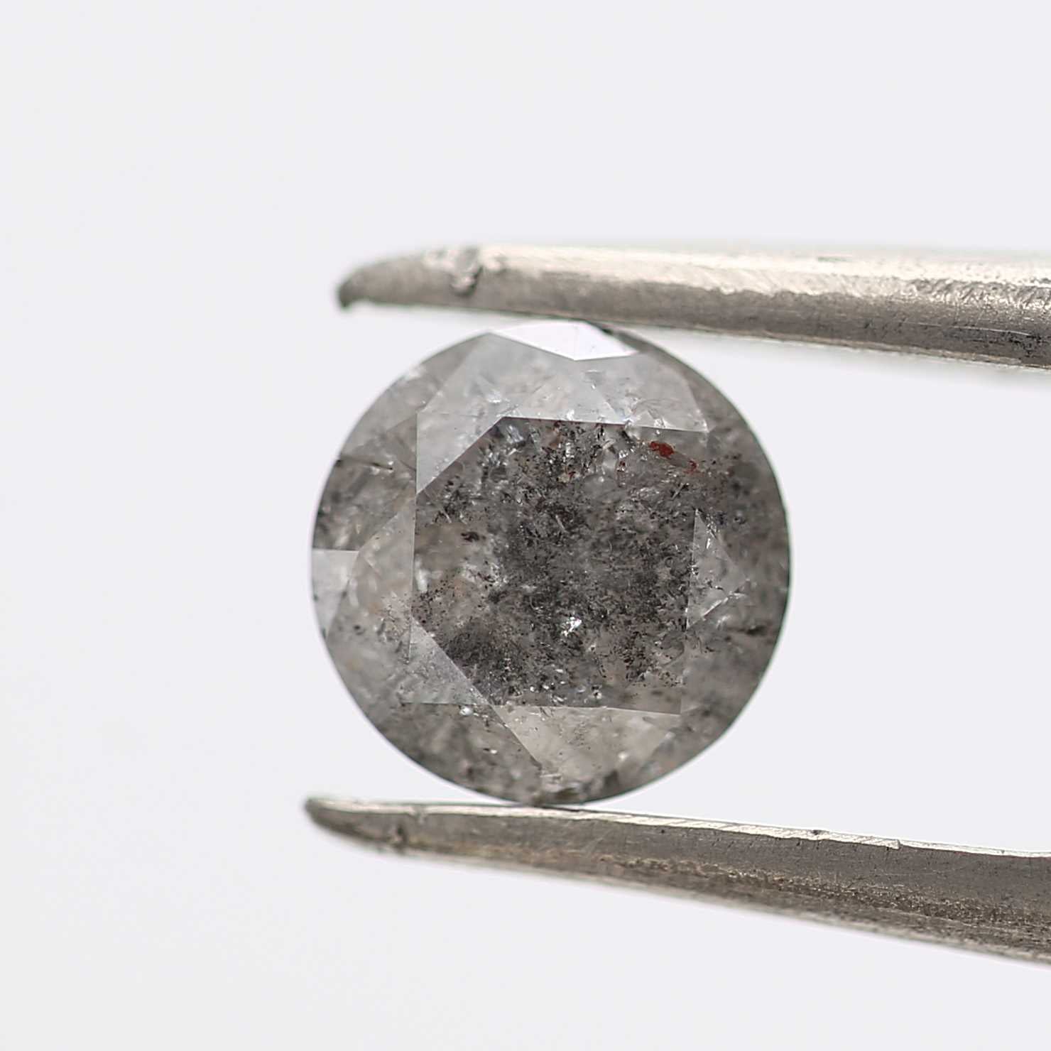0.66 Carat Fancy Gray Round Shape Brilliant Cut Natural Loose Diamond