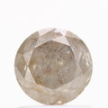 0.92 Carat Round Shape Diamond Gray Salt and Pepper Natural Loose Diamond For Engagement Ring