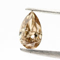 Salt and Pepper Diamond Fancy Brown Color 0.67 CT 7.50 x 4.50 x 2.80 MM Pear Cut Diamond! Natural Loose Diamond ! Christmas Gift for Her