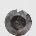 0.88 Carat Fancy Gray Round Shape Brilliant Cut Natural Loose Diamond