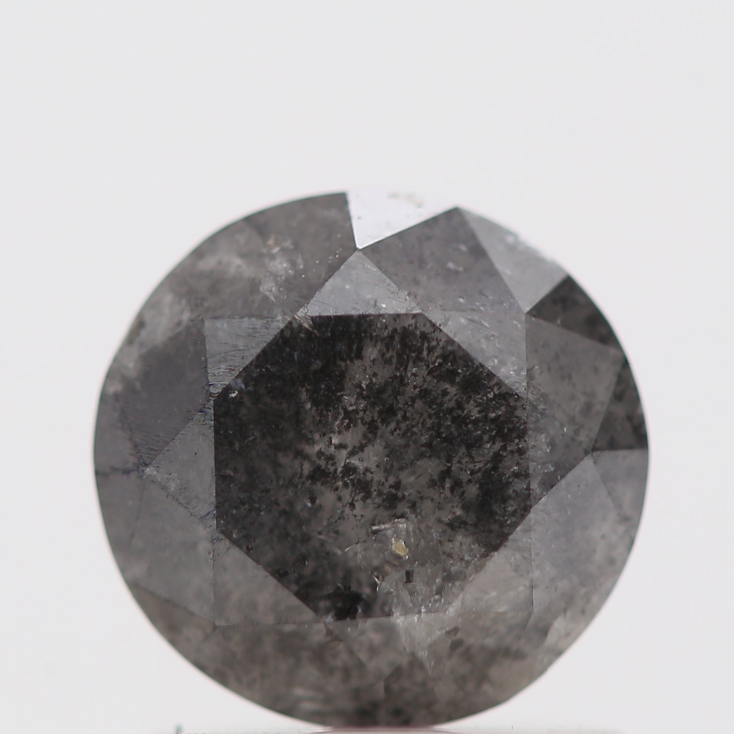 0.88 Carat Fancy Gray Round Shape Brilliant Cut Natural Loose Diamond