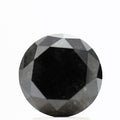 3.29 carat, Fancy Black Diamond, Round Shape, GIA