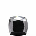 1.93 Ct Natural Black Cushion Full Cut Loose Diamond for Jewelery
