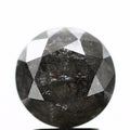 3.16 Carat Fancy Gray Round Shape Brilliant Cut Natural Loose Diamond
