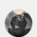 1.01 Carat Salt and Pepper Gray Round Brilliant Cut Natural Loose Diamond