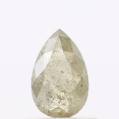 Salt and Pepper Diamond Fancy Yellow Color 0.74 CT 6.91 x 4.50 x 2.57 MM Pear Cut Diamond! Natural Loose Diamond ! Christmas Gift for Her
