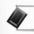 salt and pepper diamond ! 1.45 Ct 7.39 x 5.36 x 3.60 mm natural gray baguette loose diamond for engagement ring for her