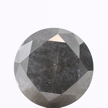1.36 Carat Fancy Gray Round Shape Brilliant Cut Natural Loose Diamond