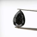 Salt and Pepper Diamond Fancy Gray Color 2.33 CT 10.00 x 7.10 x 4.55 MM Pear Cut Diamond! Natural Loose Diamond ! Christmas Gift for Her