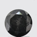 Salt And Pepper Diamond Fancy Gray Color 1.32 CT 6.70 x 4.60 MM Round Brilliant Cut Diamond ! Natural Loose Diamond ! Christmas Gift for Her