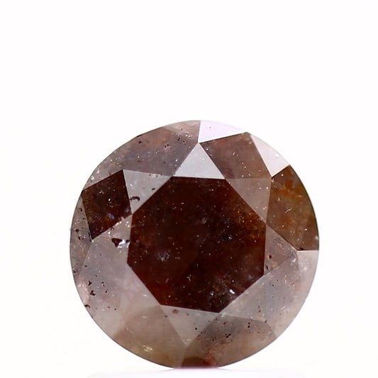 1.16 Carat Rustic Red Round Shape Brilliant Cut Natural Loose Diamond