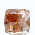 2.05 Ct Fancy Red Orange Color Cushion Rose Cut Natural Loose Diamond