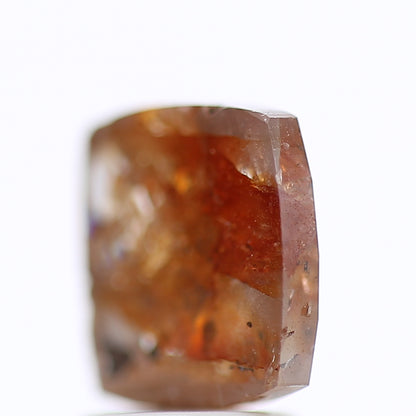 2.05 Ct Fancy Red Orange Color Cushion Rose Cut Natural Loose Diamond