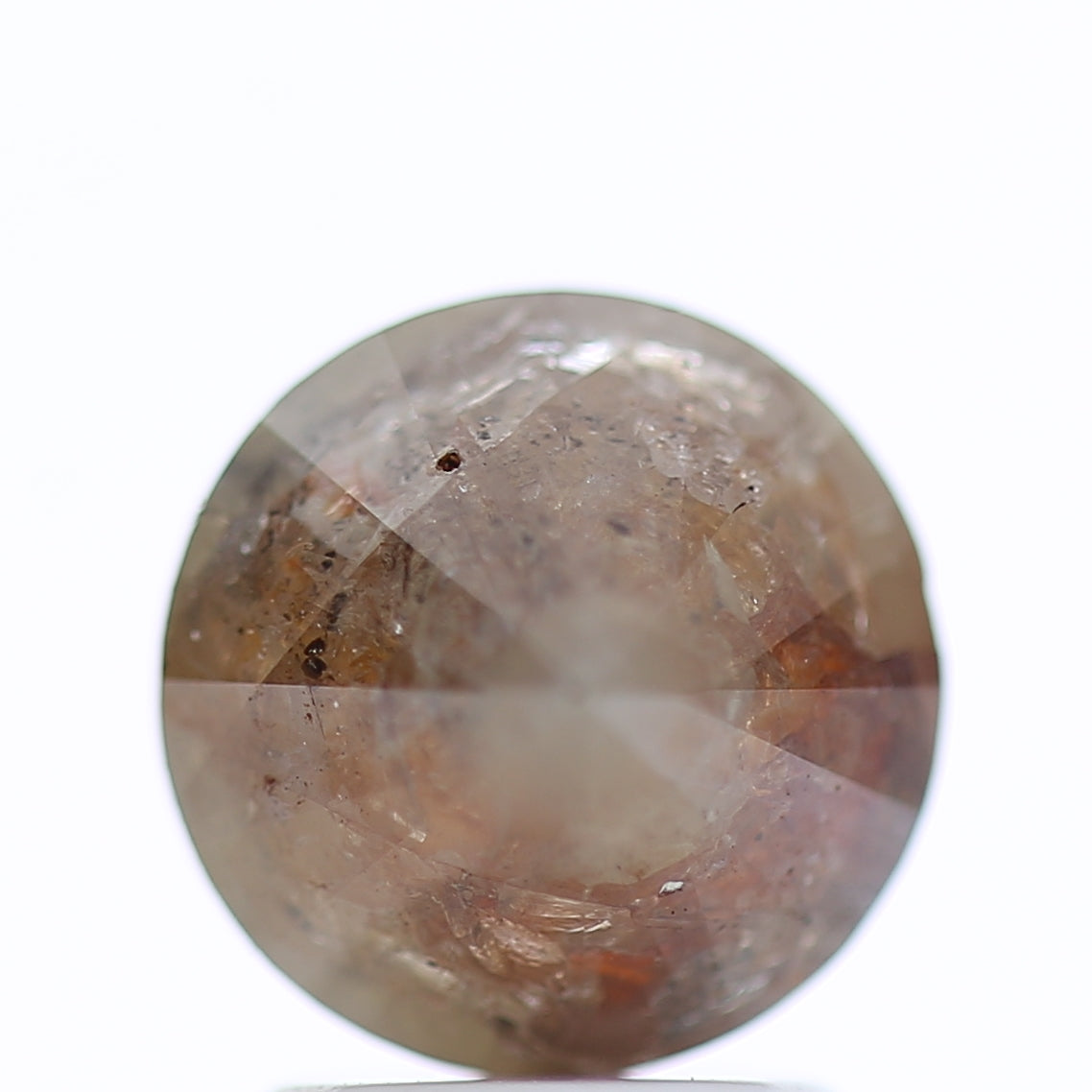 2.09 Ct Fancy Gray Red Color Round Brilliant Cut Natural Loose Diamond 7.90 mm