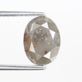 2.20 Ct. Oval Full Cut Salt and Pepper Fancy Gray Color Natural Diamond 8.85 mm
