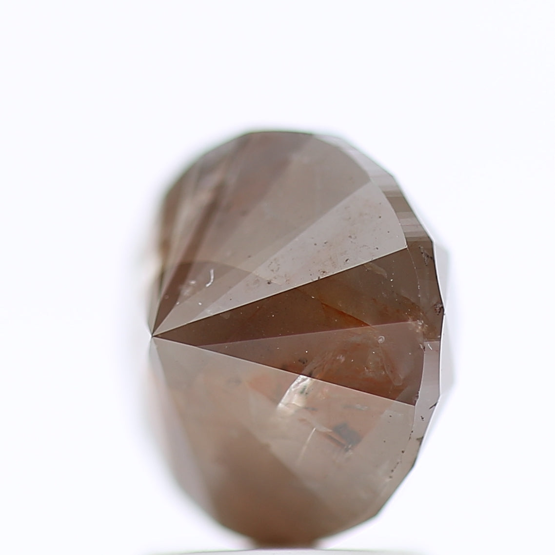 2.79 Ct Fancy Gray Red Color Round Brilliant Cut Natural Loose Diamond 8.10 mm