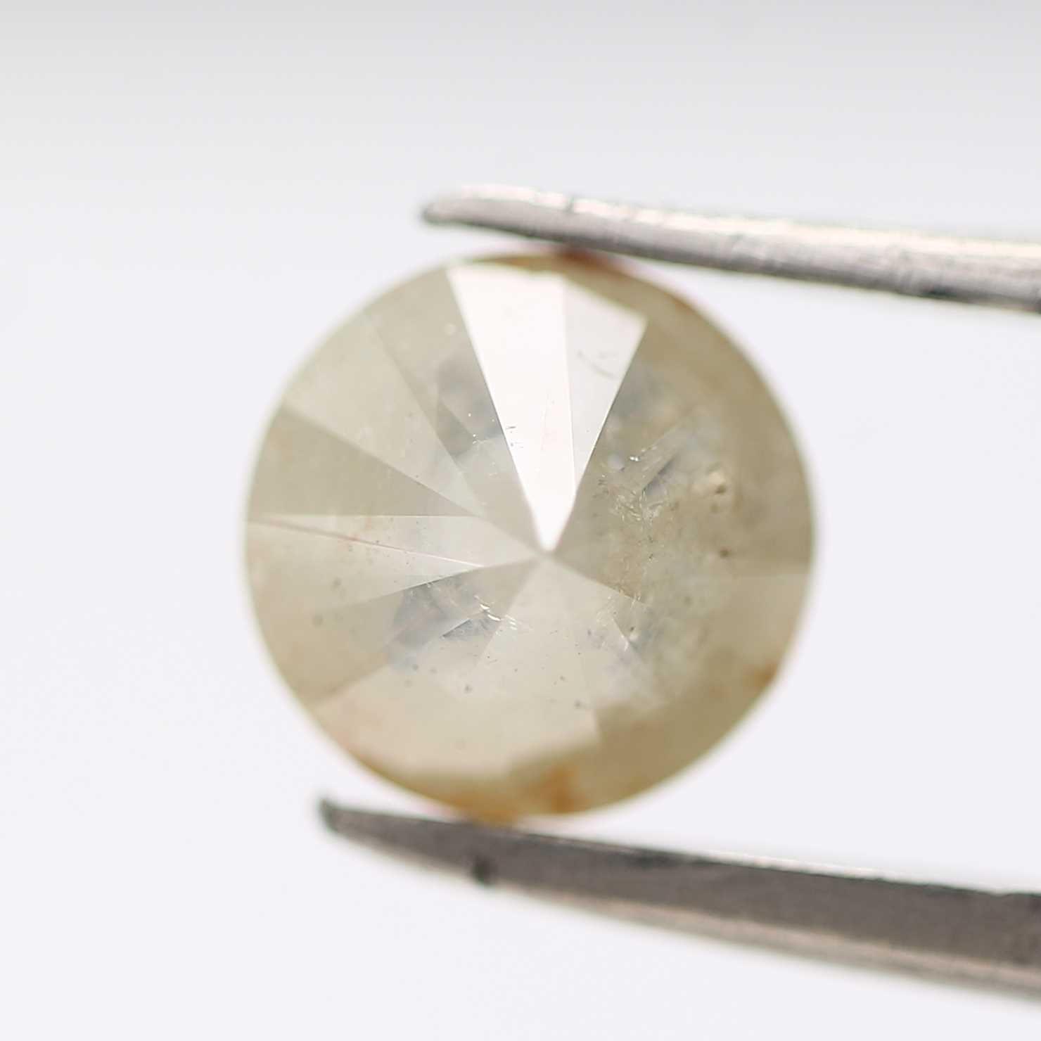 1.48 Carat Fancy Gray Round Shape Brilliant Cut Natural Loose Diamond