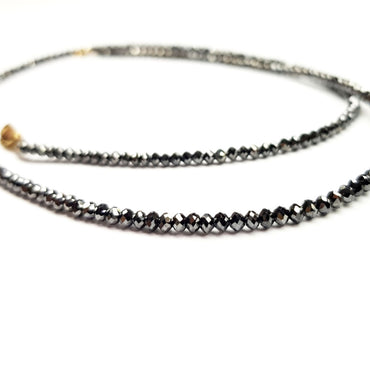 Fancy Black Color Polished Loose Diamond Beads 16