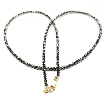 Fancy Black Color Polished Loose Diamond Beads 16