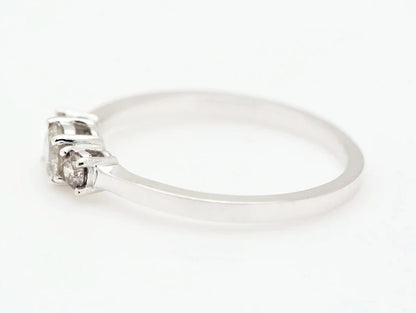Salt and Pepper Ring ! Round Diamond Ring • Three-Stone Ring • Engagement Ring • Anniversary Ring • Engagement Gift • Pink Diamond Ring